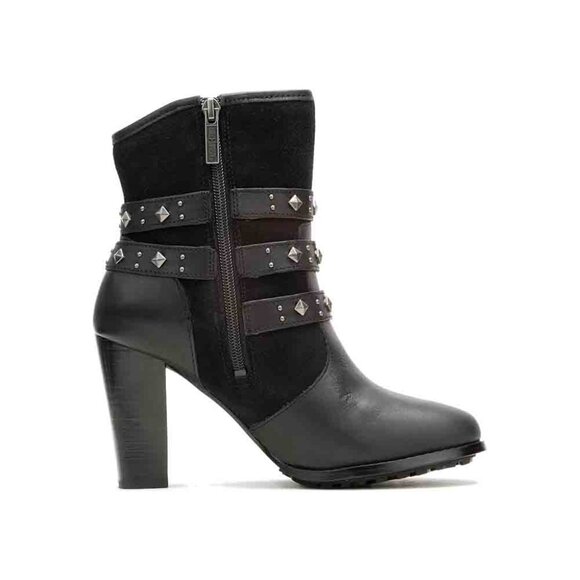 Harley-Davidson Women’s Abbey Leather & Suede Motorcycle Fashion Boot D83865 - Picture 5 of 8